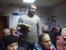 7 октября 2019 г. Великий Новгород. Мэр Сергей Бусурин встретился с Советом общественности микрорайона Кречевицы. Фото управления по работе со СМИ