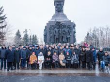 5 декабря 2017г. Москва. Торжественного мероприятия в честь годовщины открытия Мемориального комплекса, посвященного городам воинской славы на Поклонной горе. Фото предоставлено Союзом Городов Воинской Славы России