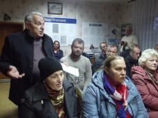 7 октября 2019 г. Великий Новгород. Мэр Сергей Бусурин встретился с Советом общественности микрорайона Кречевицы. Фото управления по работе со СМИ