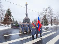 5 декабря 2017г. Москва. Торжественного мероприятия в честь годовщины открытия Мемориального комплекса, посвященного городам воинской славы на Поклонной горе. Фото предоставлено Союзом Городов Воинской Славы России