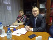 7 октября 2019 г. Великий Новгород. Мэр Сергей Бусурин встретился с Советом общественности микрорайона Кречевицы. Фото управления по работе со СМИ
